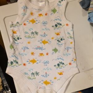 GAP Kids One Piece with Tropical Island Print